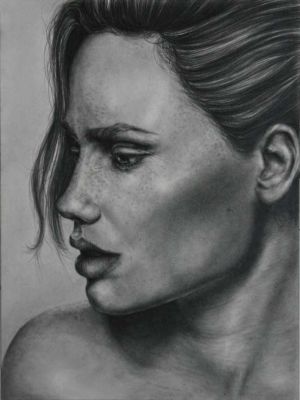 Cynthia, Graphite/Paper, 9x12